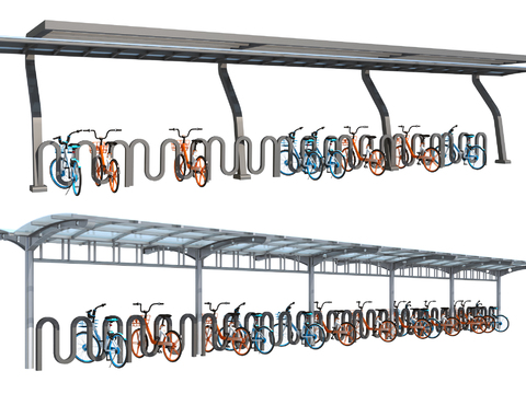 Modern Bicycle Storage Parking Shed