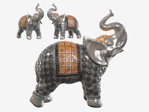 Southeast Asia Elephant Sculpture Ornaments