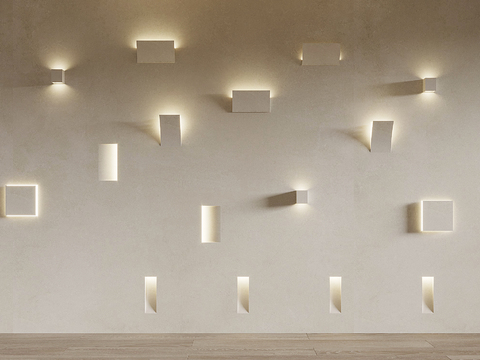 Silent wall lamp gypsum wall lamp