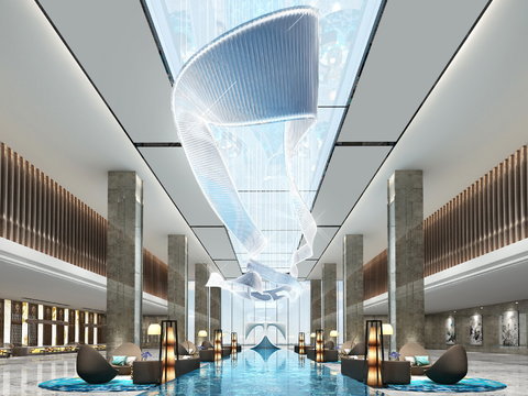 Modern Hotel Lobby