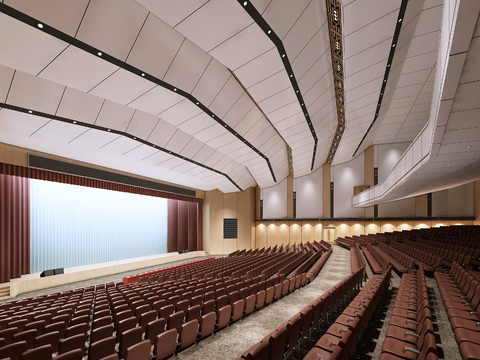 Modern Theater Auditorium Lecture Hall