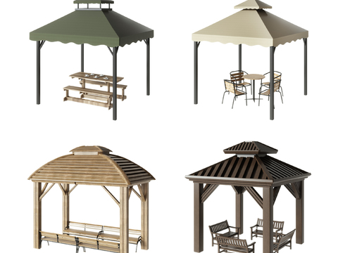 Outdoor tent gazebo tent pavilion rest pavilion