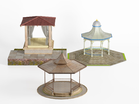 Southeast Asia Outdoor Landscape Gazebo