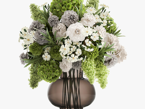 Modern vase bouquet