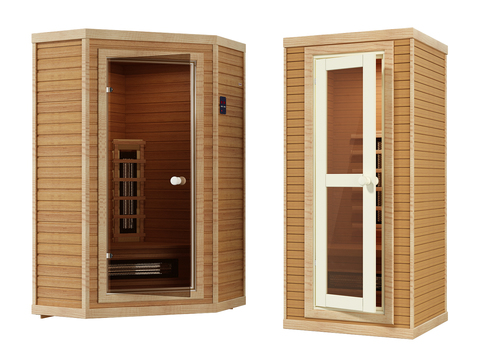 Modern steam room sauna room