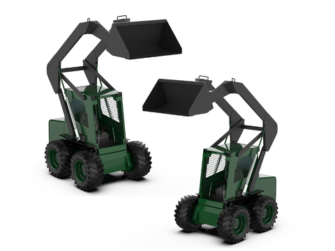 modern industrial equipment forklift