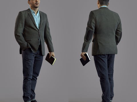 Modern Men's Standing Posture