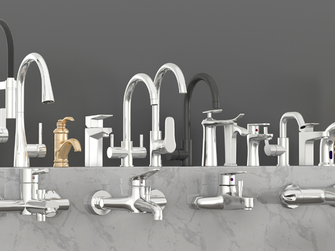 Modern metal faucet