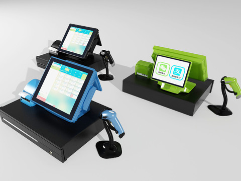 Modern cash register