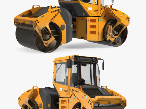 modern construction machinery road roller