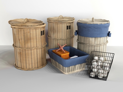 Nordic Bamboo Basket Storage Basket