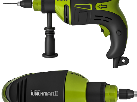 Modern hand-held electric drill impact drill