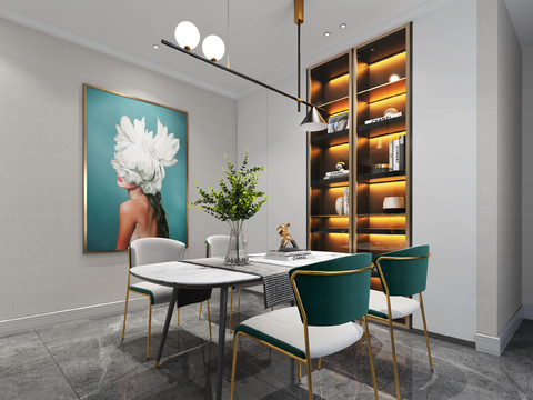 Modern Dining Table and Chair