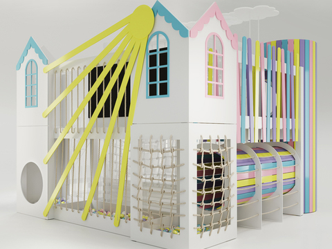 Free modern children's play house