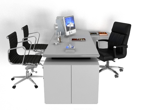 Modern office desks and chairs free of charge