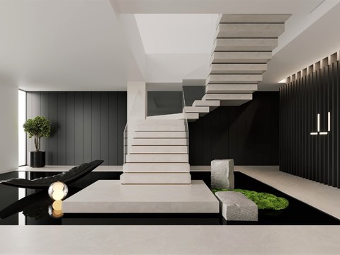 Modern Staircase Hanging Staircase