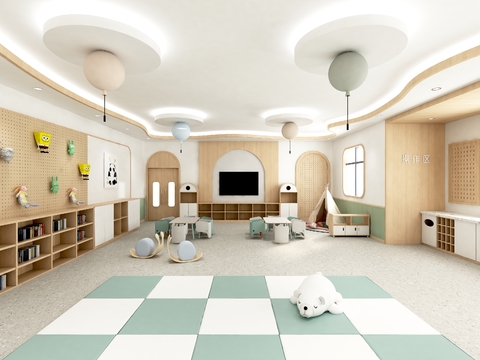 Kindergarten Activity Room Nursery Room