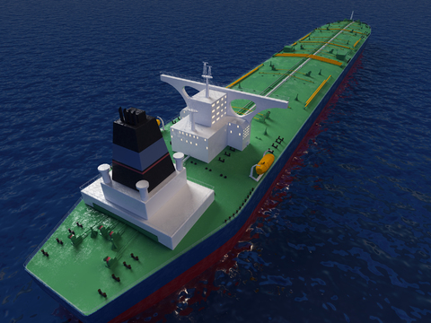 modern oil tanker