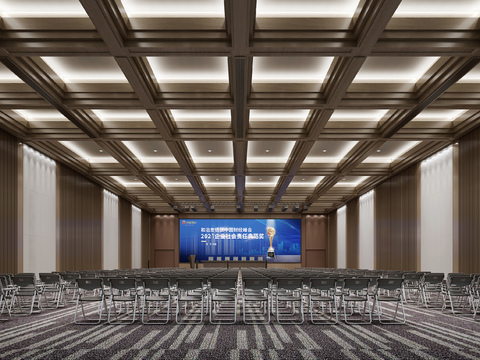 Modern large conference hall