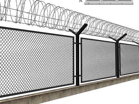 Wire anti-theft net fence fence