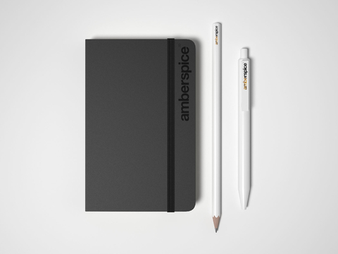 Modern notebook pencil ballpoint pen free