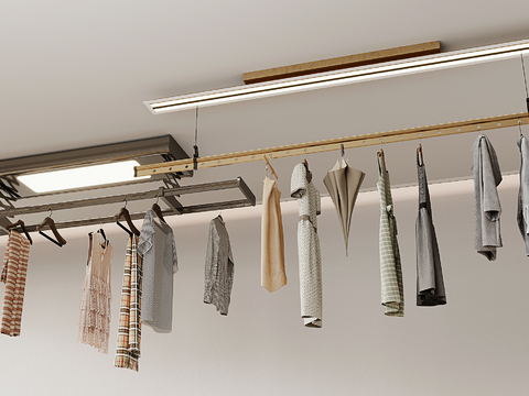 Electric clothes bar drying rack