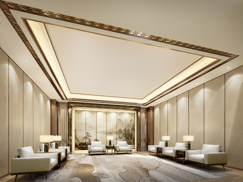 VIP reception room of new Chinese hotel