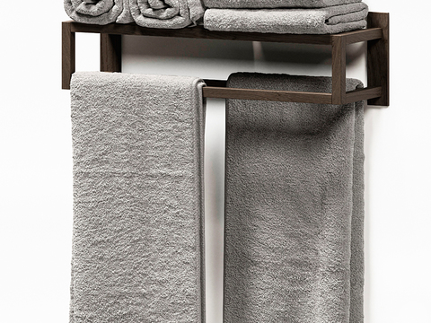 Modern bath towel