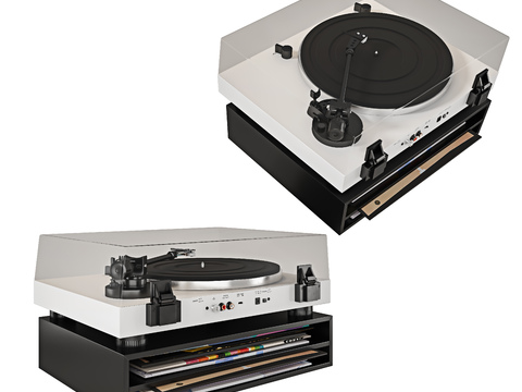 Modern vinyl record player