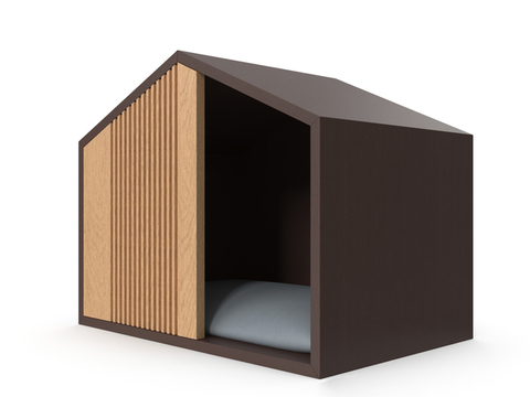 Modern solid wood pet house free