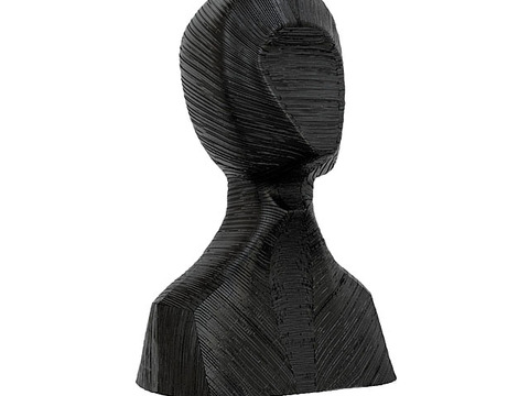 Postmodern Faceless Figure Sculpture Free