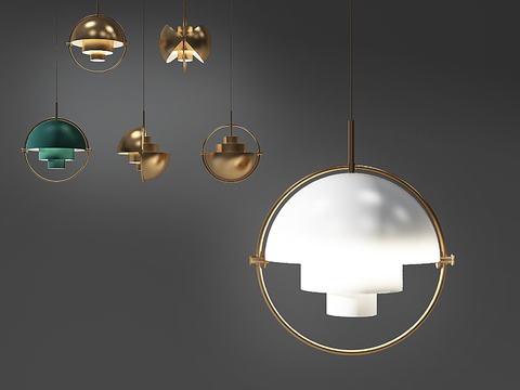 Modern Metal Ball Chandelier Free