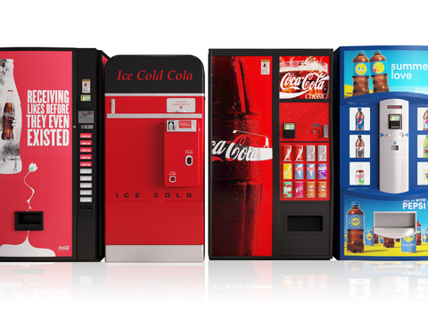 modern beverage vending machine