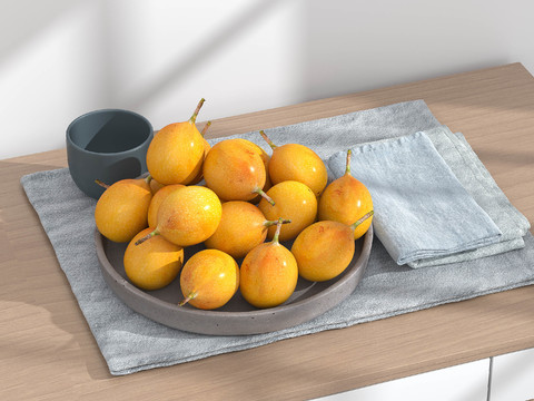 Loquat fruit plate