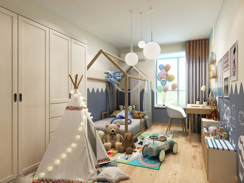 Nordic kids Bedroom kids Bedroom free