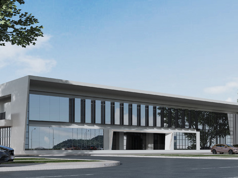 Hyundai Motor Showroom Architectural Appearance