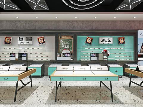 Industrial Style Fashion Optical Shop