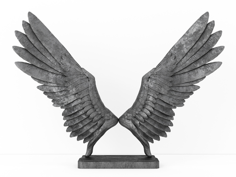 Modern Wings Sculpture