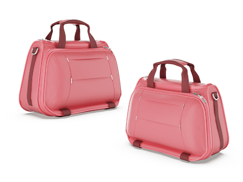 Pink Leather Tote