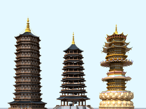 Ancient Chinese Pagoda