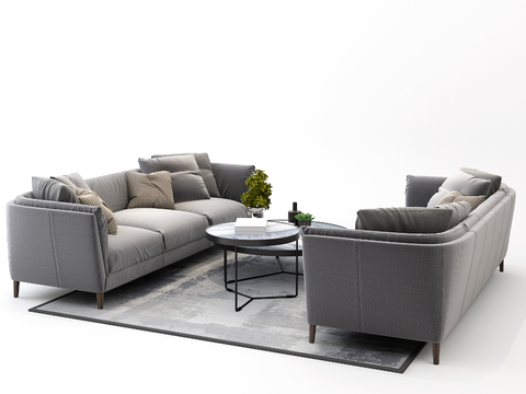 Modern fabric leisure sofa combination