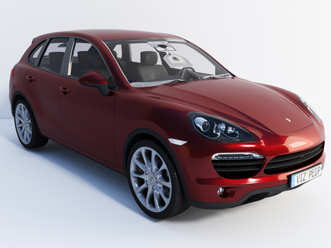 Hyundai Red Porsche Cayenne