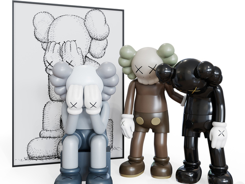 Modern KAWS Toy Ornaments