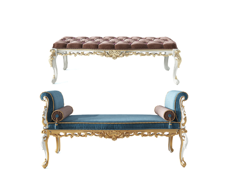 European-style sofa stool bed end stool