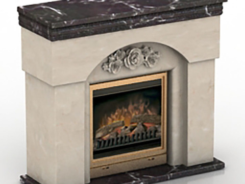 Jane European marble line fireplace free