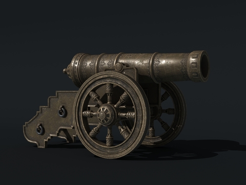 European-style wheel cannon