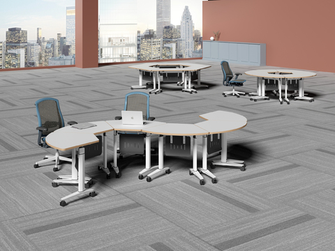 Modern Round Meeting Table Training Table