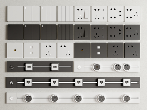 Switch socket mobile track socket