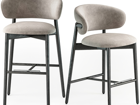 Calligaris modern fabric bar chair