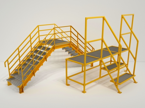 Industrial wind stair steps